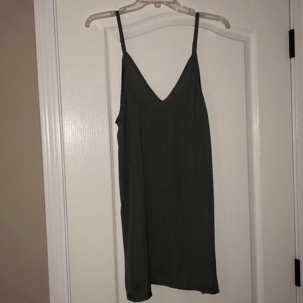 Toby Heart Ginger slip tank dress Slate grey NWT